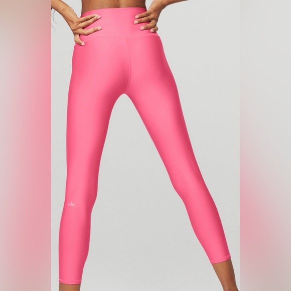 ALO Yoga 7/8 High Waist Airlift Leggings in Pink Fuschia XS